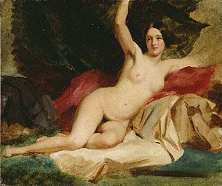 William Etty Female Nude in a Landscape by William Etty. Sweden oil painting art